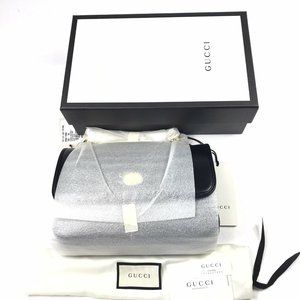 Gucci  576421 Marina Chain Black Shoulder Bag New!